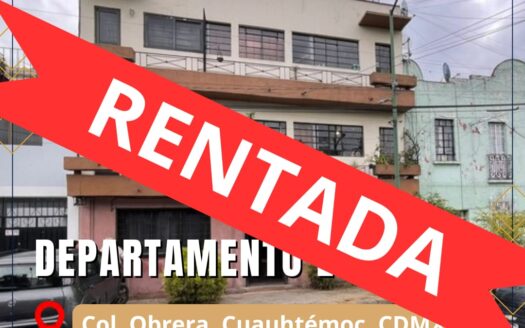 Departamento en Renta Obrera CDMX